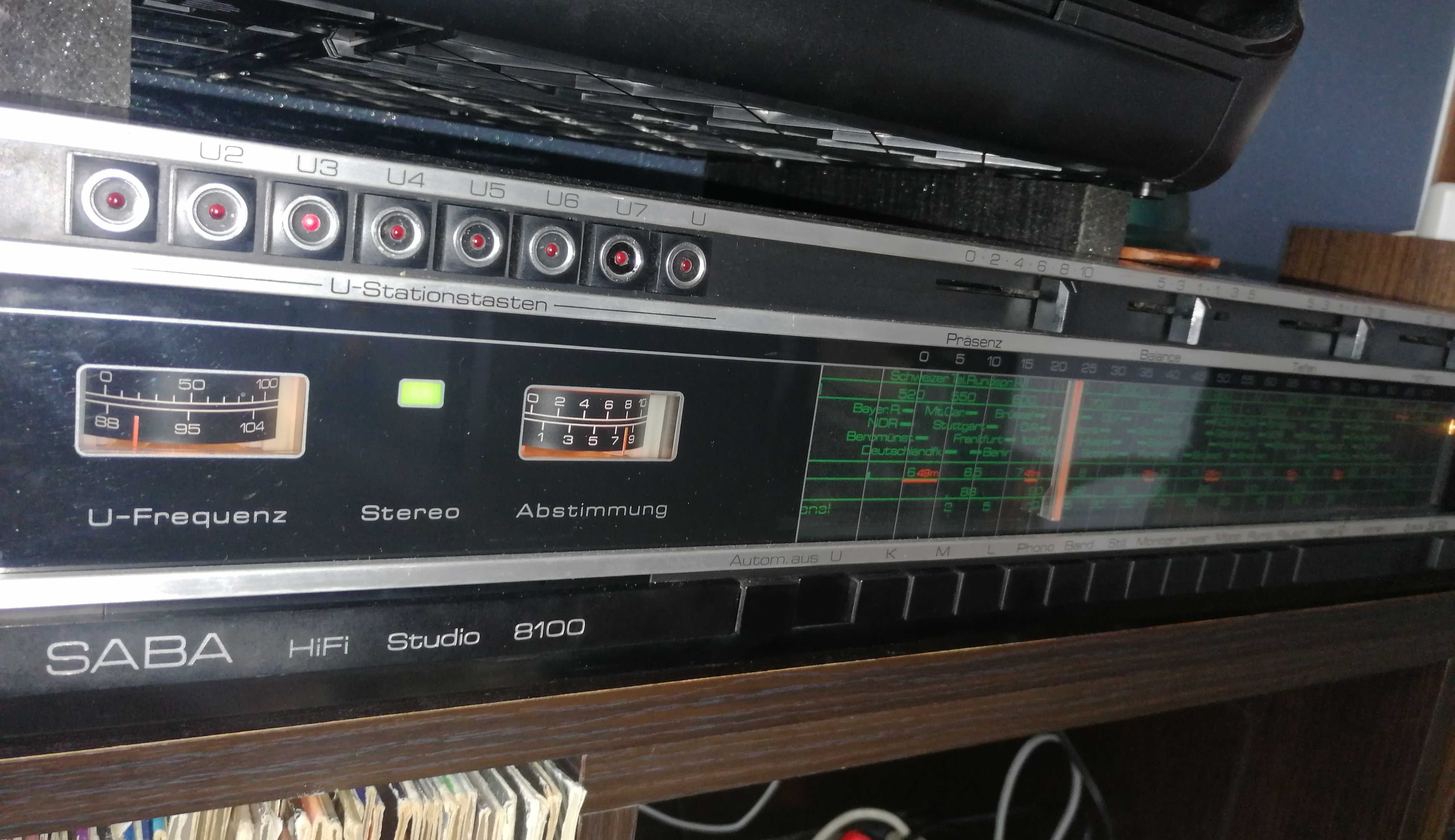 Amplituner/receiver audio vintage SABA HiFi Studio 8100