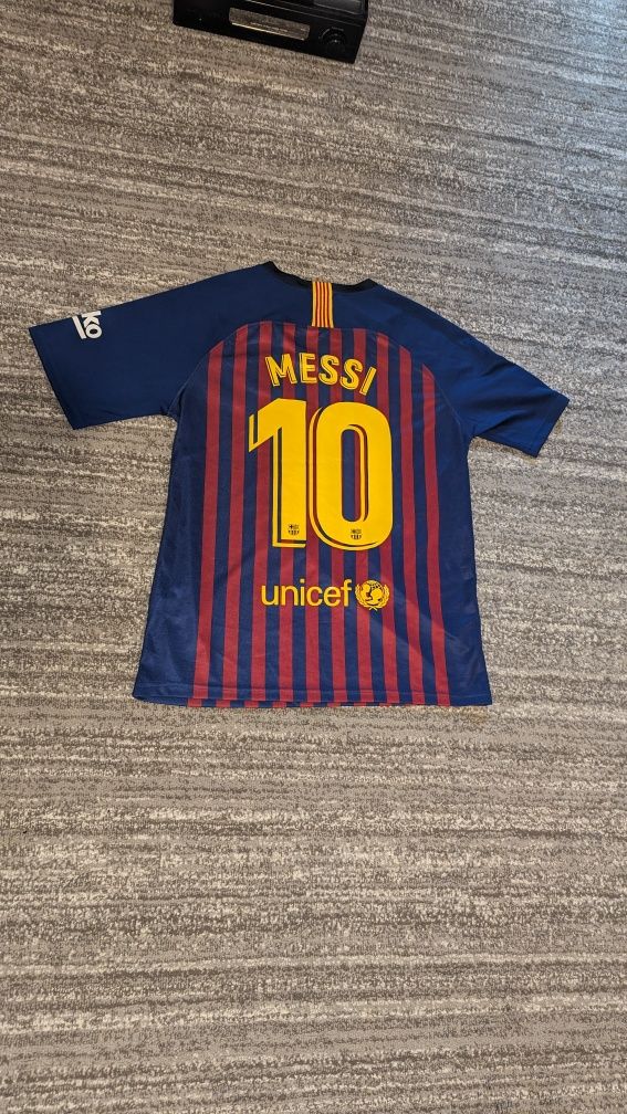 Nike tricou jersey football fotbal Messi 10 FCB ( adidas puma jordan