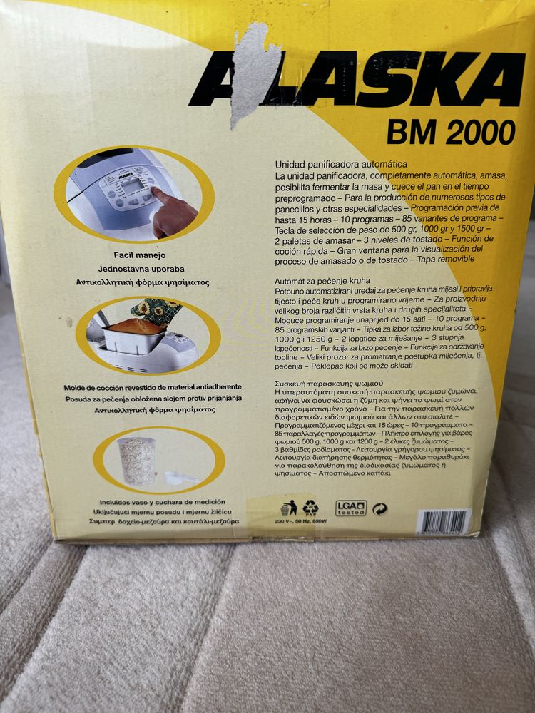 Aparat de facut paine Alaska BM2000