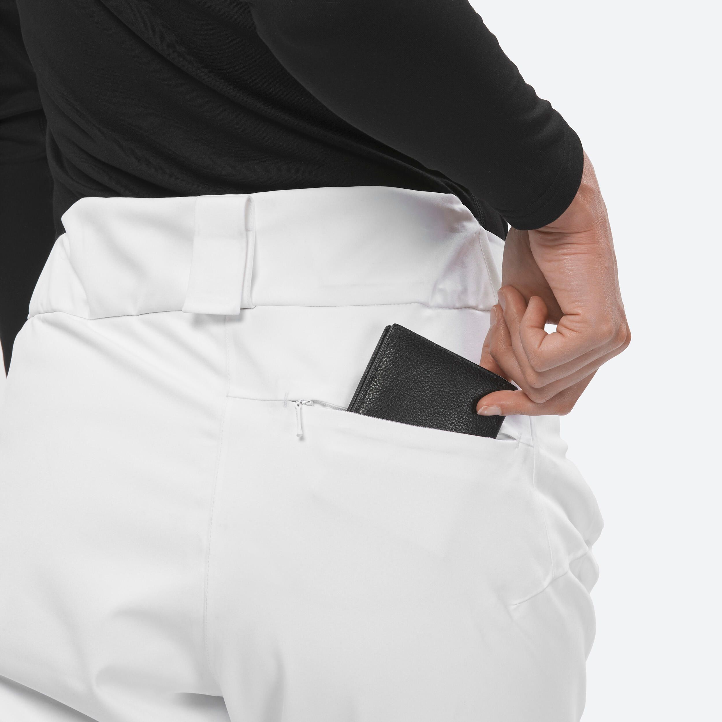 Pantalon schi Călduros 580 Alb Damă - produs resigilat (nou) Decathlon