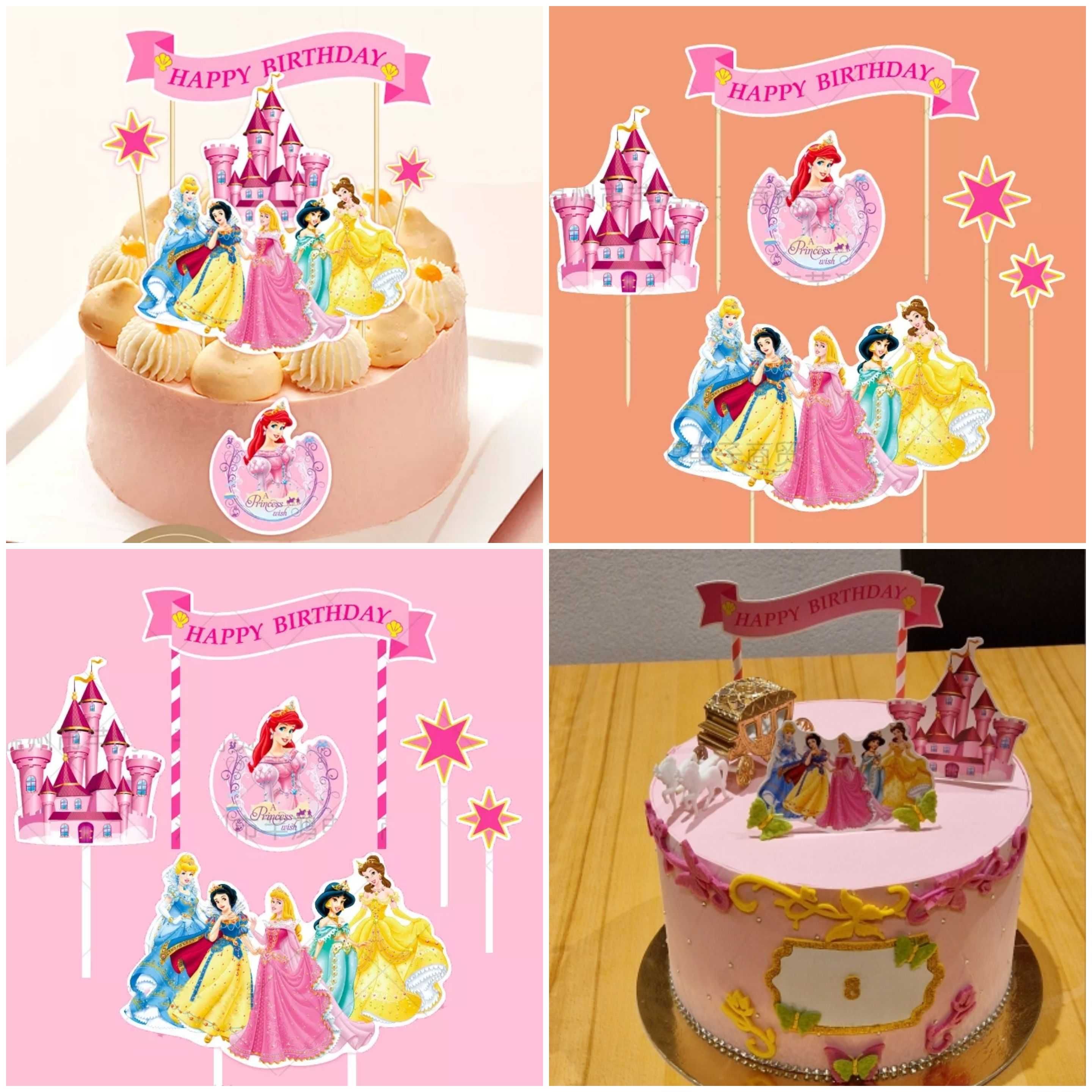 *Topper tort_candy Bar_briose_printese Disney