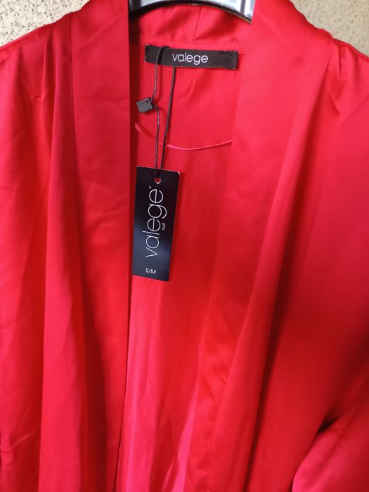 Дамски сатенен халат S/M размер