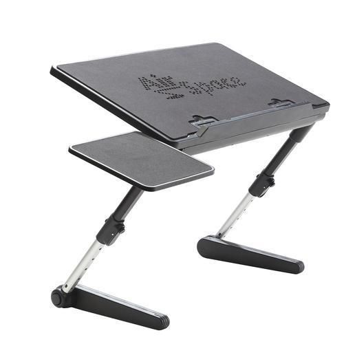 Masa laptop birou portabil cu structura metalica inaltime ajustabila