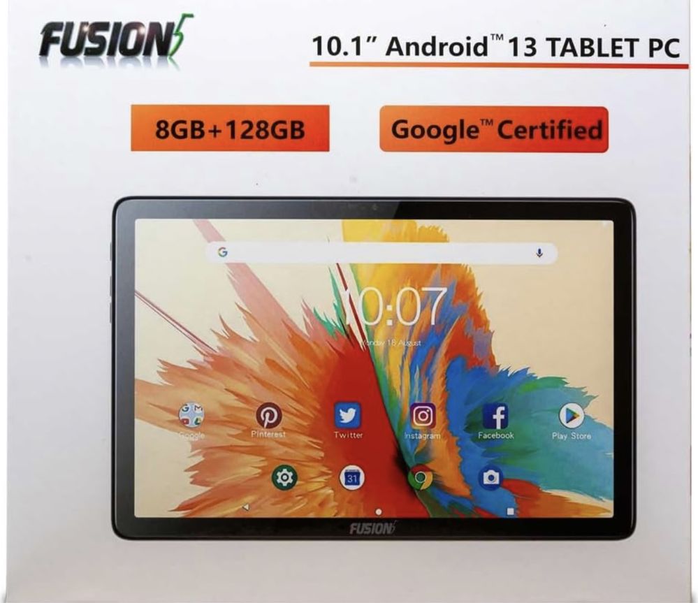 Tableta 10.1” Fusion5 Octa-core , 8gb ram 128gb NOU