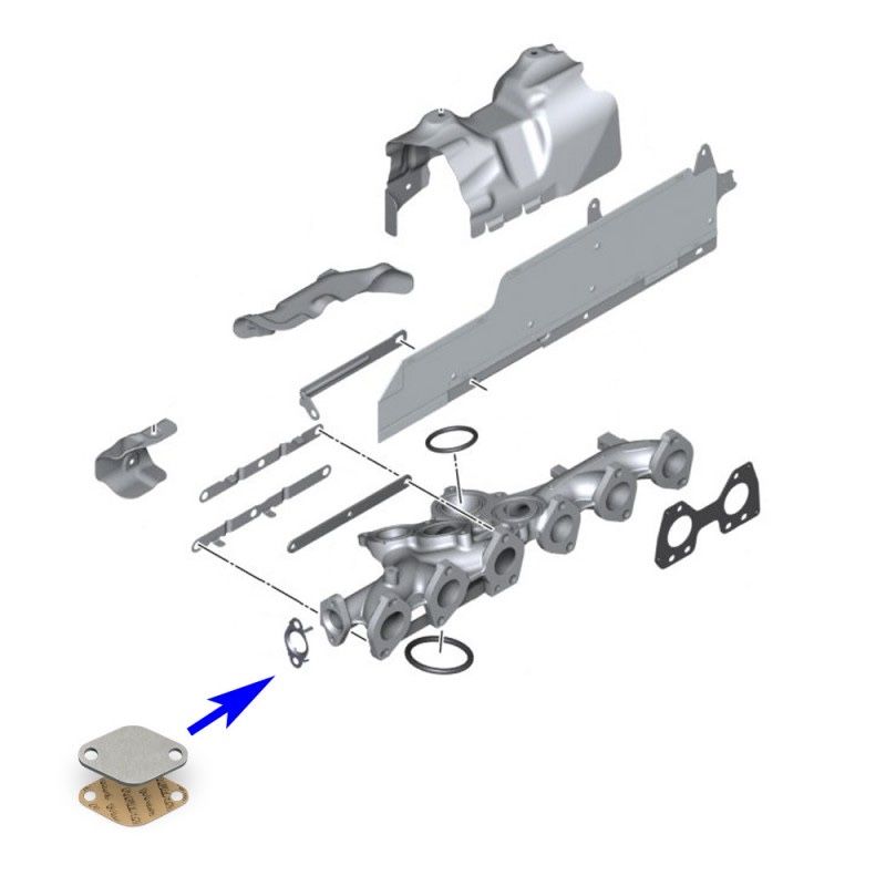 EGR Delete ЕГР заместител и охладител BMW f10 N57x 550d m50d edel_7x