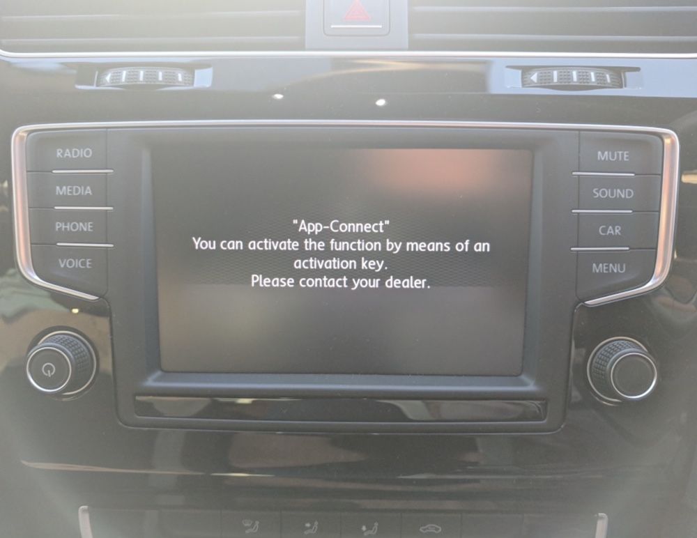 Activare App Connect SmartLink Carplay Wazze Audi Seat Skoda VW Porsch