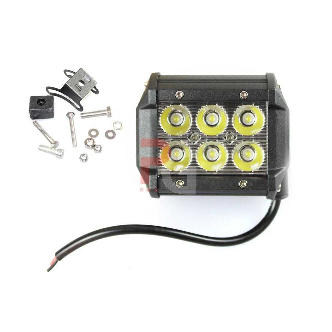 Proiector LED Auto Offroad 18W/12V-24V, 1800 Lumeni Spot Beam