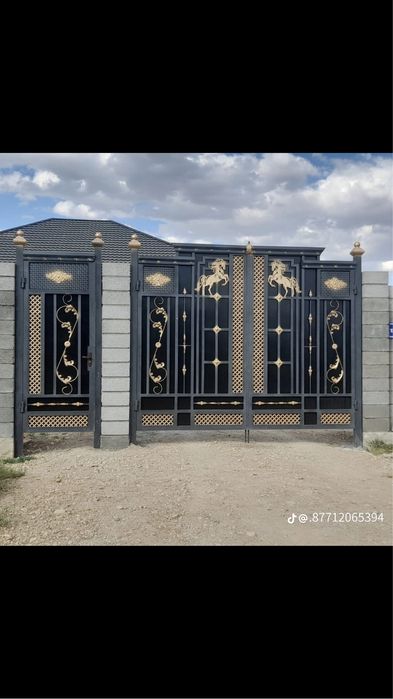 Покраска ворот любой сложности и готовые ворота