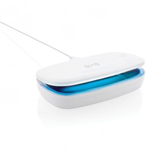 Cutie sterilizatoare UV-C cu încărcător wireless de 5W