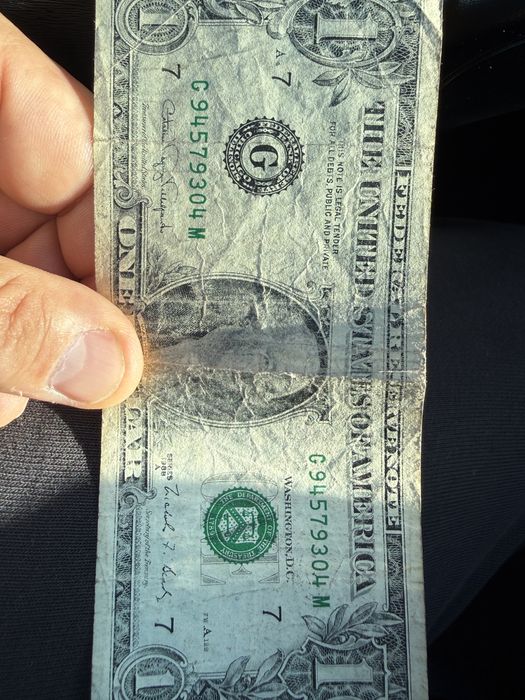 Vand bagnota un dolar serie 1988