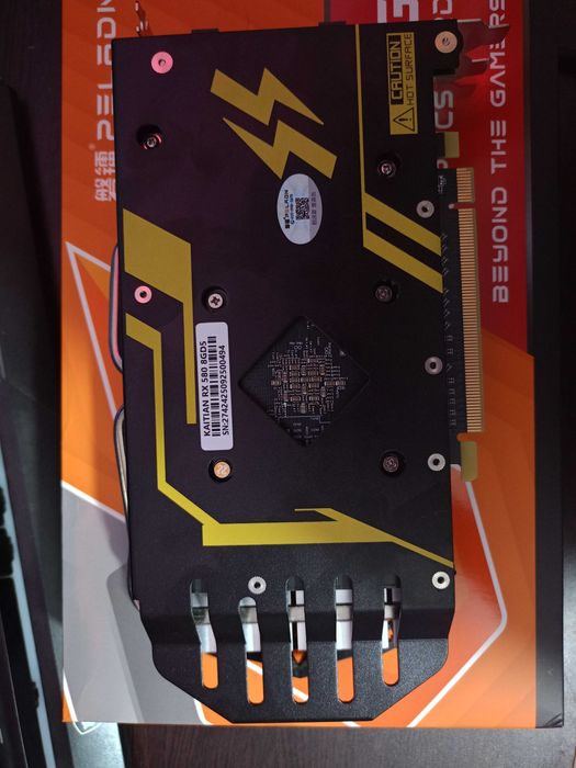 Продам новую видюху rx 580 8gb 2048sp gddr5
