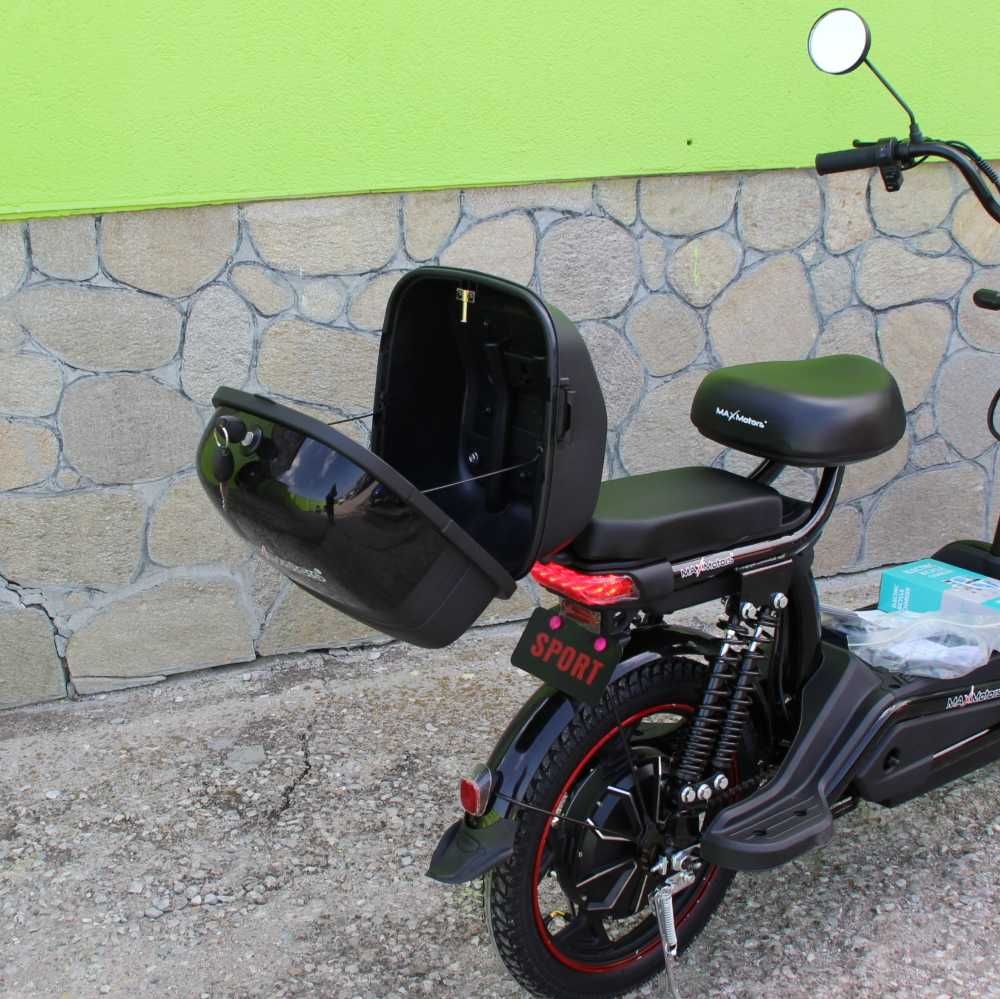 Електрически скутер-велосипед MaxMotors EBZ 18 750W - BLACK