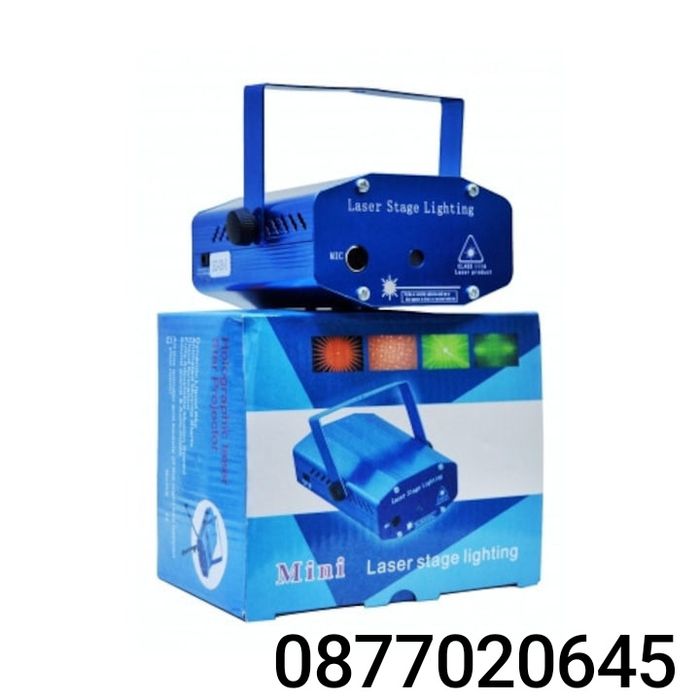 Мини LED дискотечен лазер с ефектни светлини