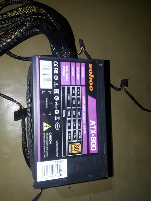 Блоки питания ПК 800/600/400w