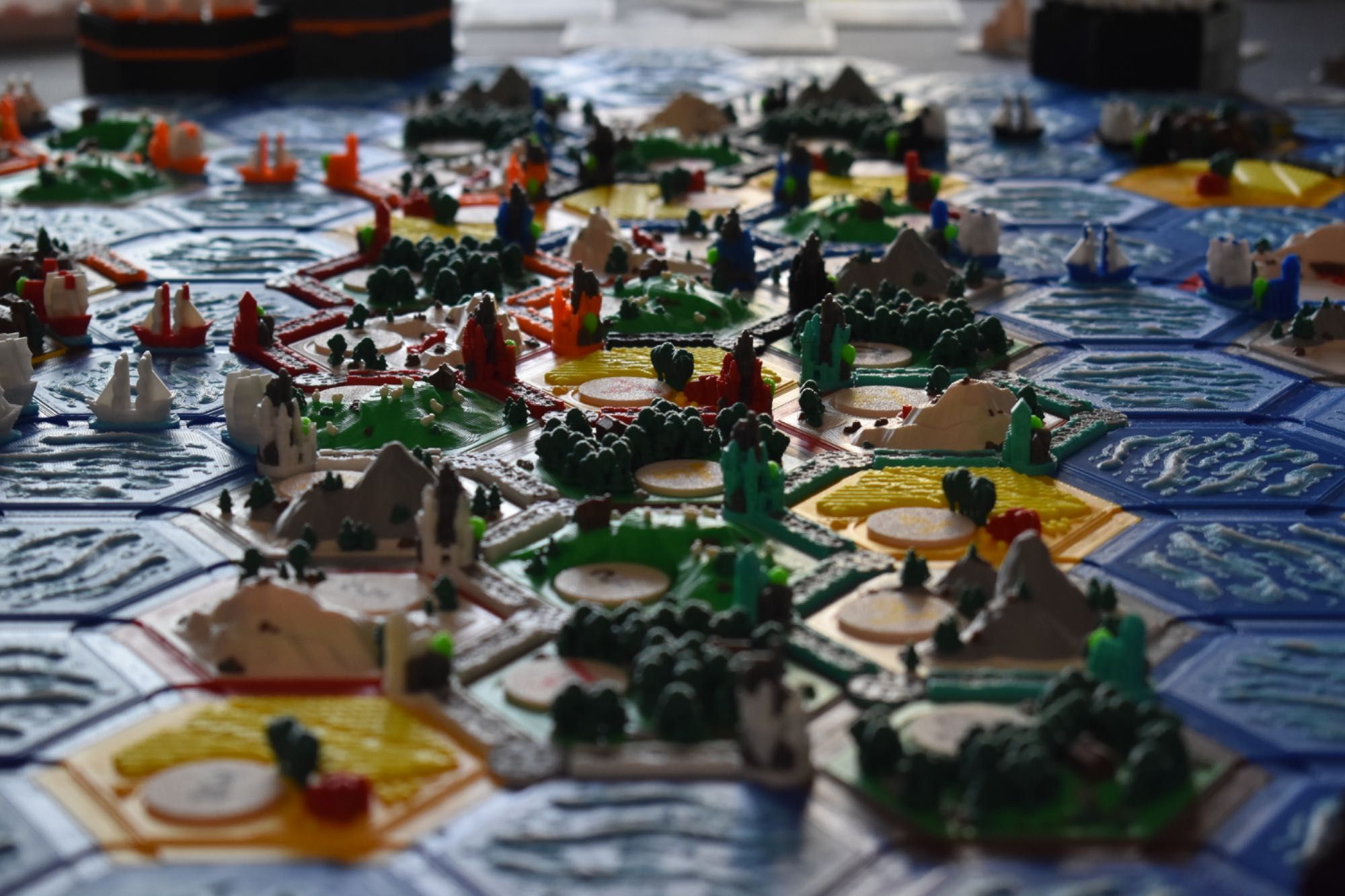 Настолна игра CATAN - Seafarers (3Д). РЪЧНА ИЗРАБОТКА!