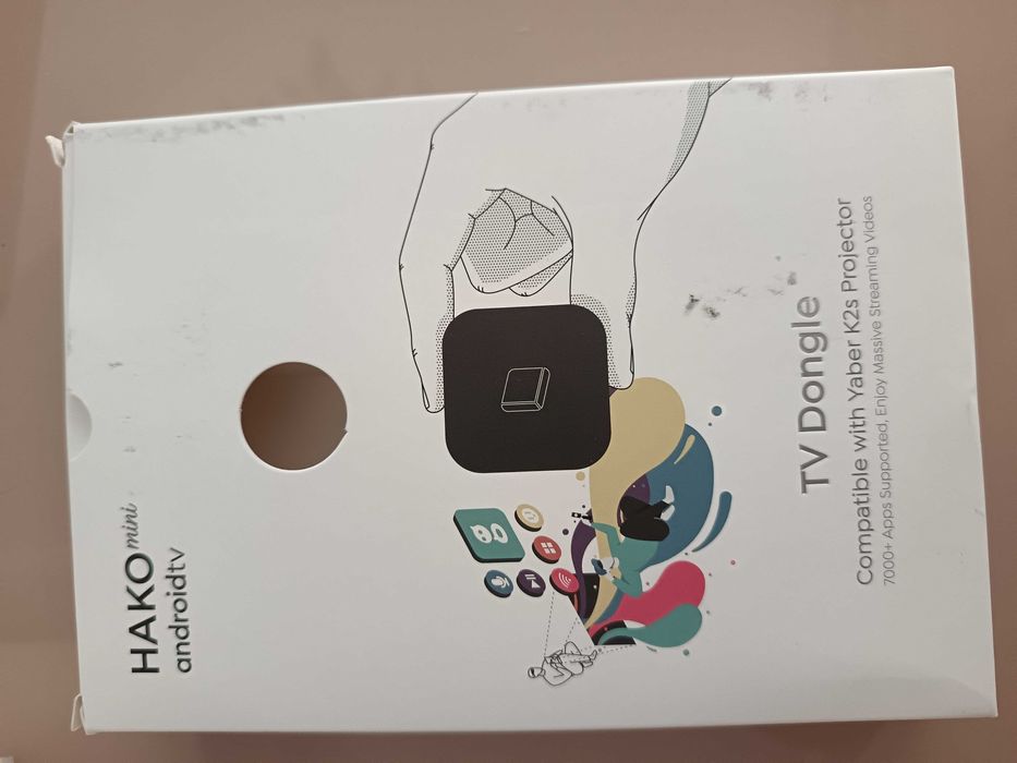 Видео проектор Yaber K2 800 ANSI 1080P Full HD, Вграден TV Dongle