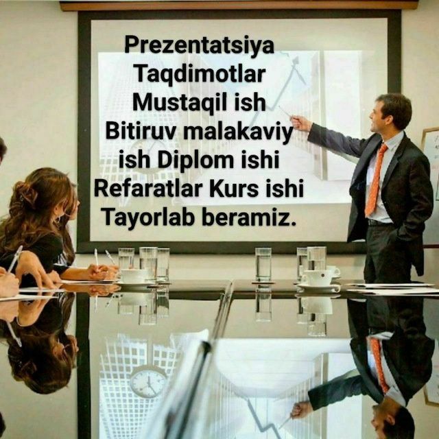 Kurs ishi,Diplom ishi,Barcha kompyuter hizmatlari.
Barcha kompyuter hi