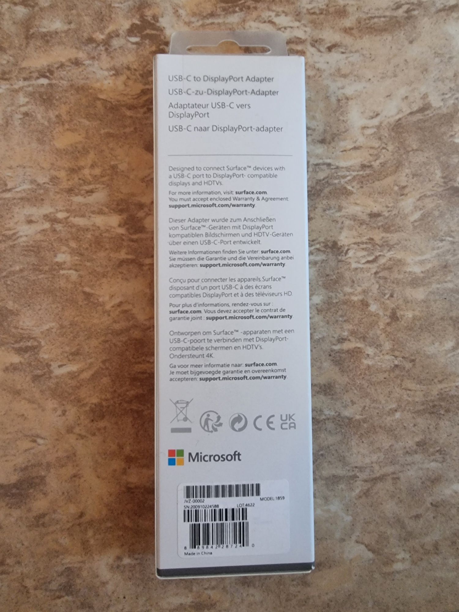 Surface USB-C to DisplayPort Adapter for Business