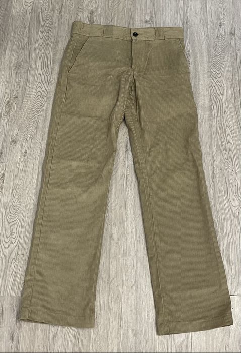 Blugi dickies corduroy loose fit,bej,marimea 30 US/38 EU