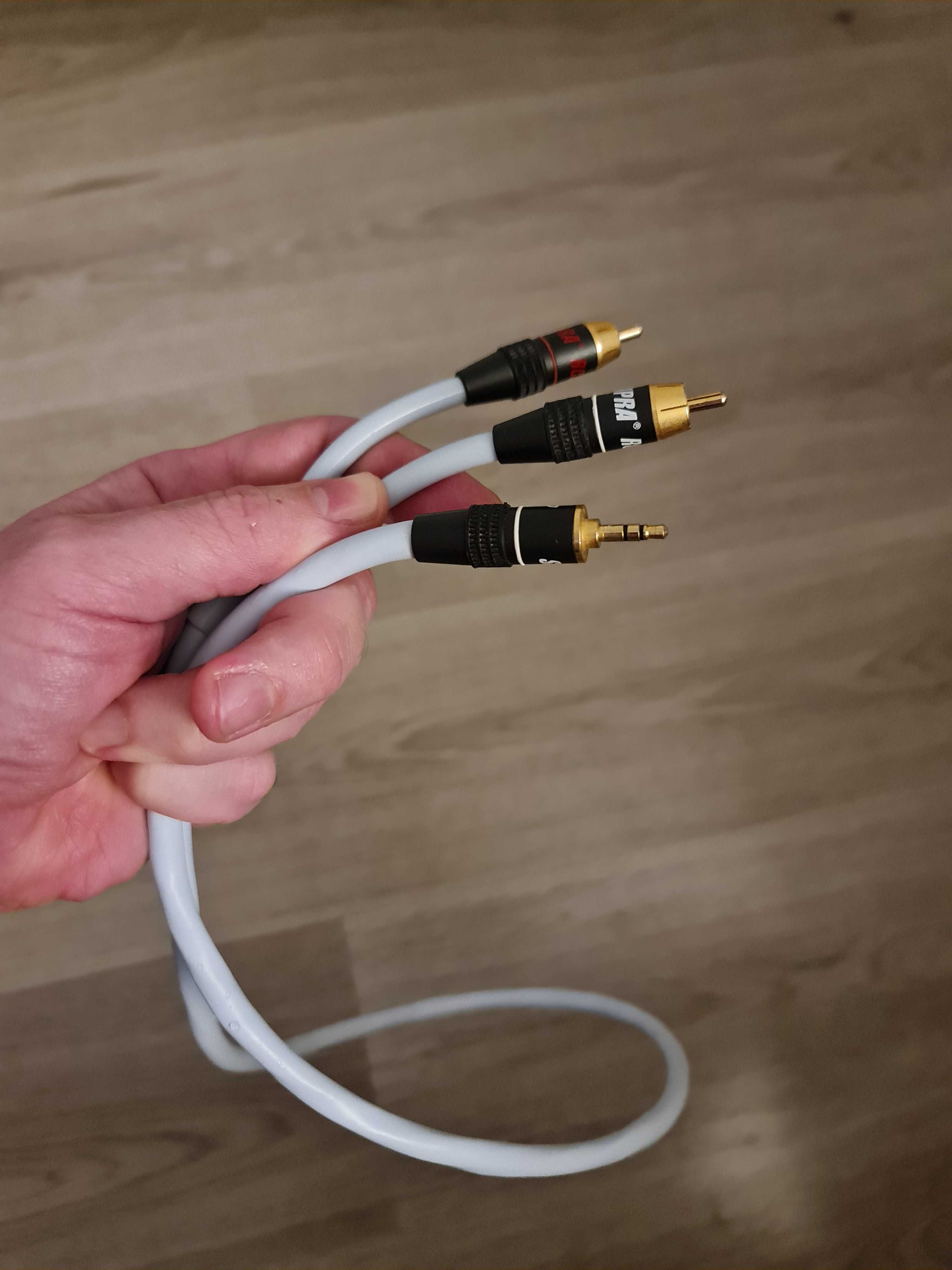 SUPRA BiLine MK2 RCA – 3,5 mm. jack stereo audio cable