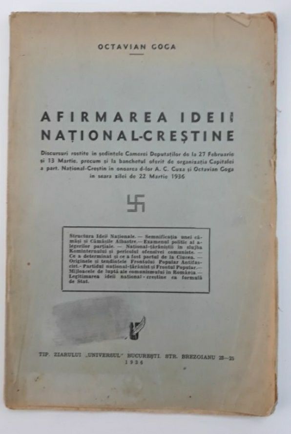 Afirmarea ideii national-crestine