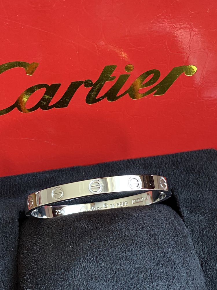 Brățară Cartier LOVE 16 White Gold 23K