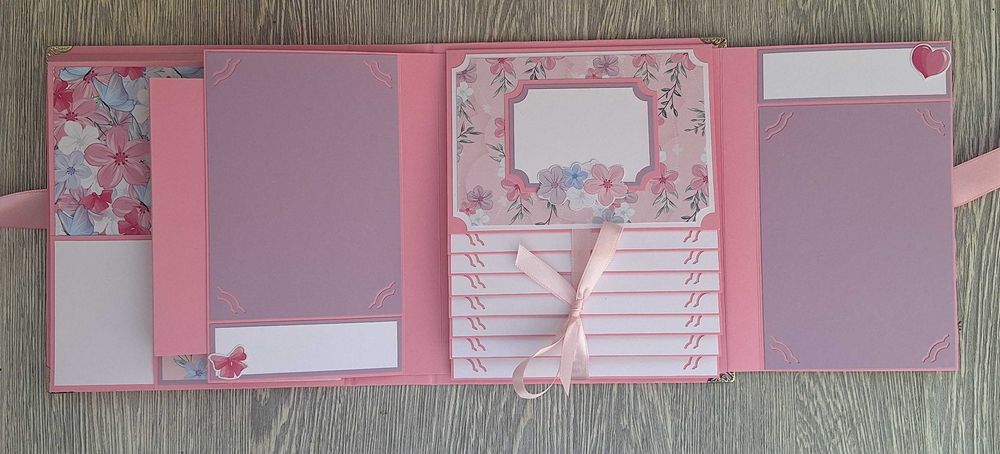 Албум за снимки "Котенце" в розово, ръчна изработка /63.17