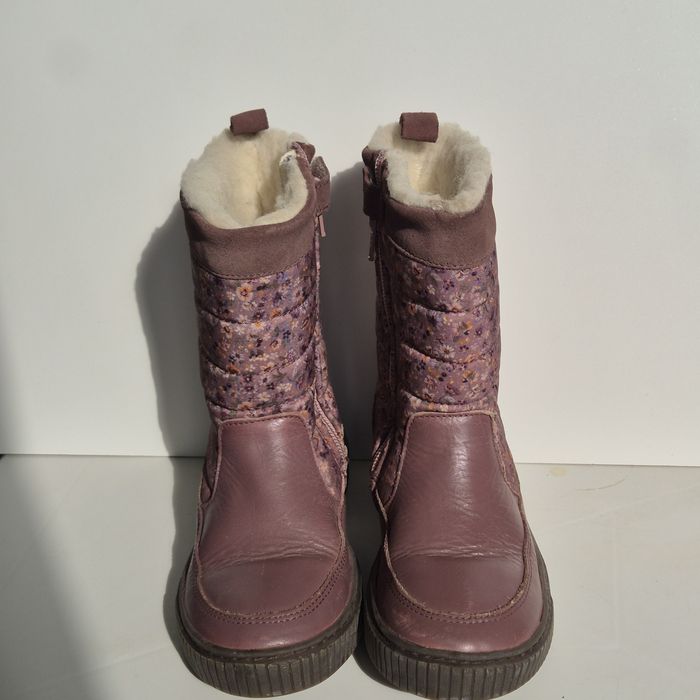 Cizme WHEAT 30, piele cu lână, impermeabile KOA TEX, fete, impecabile