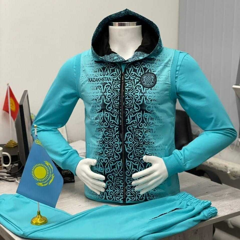 Олимпика Спортивка Казахстан Спортивный костюм Мужская одежда
