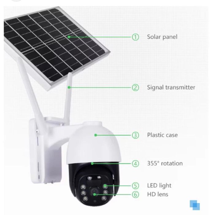 Ai Solar Camera 8MP 4G