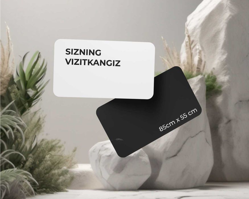 Vizitka | Business Card | Tashrif qogozi | Poligrafiya | Reklama