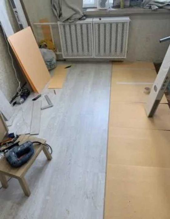 Укладка напольных покрытий качественно и в срок!