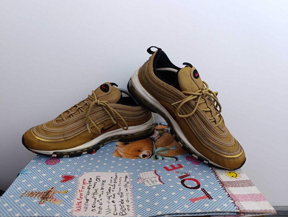 Nike Air Max 97 OG "Gold Bullet"оригинални маратонки 45 номер