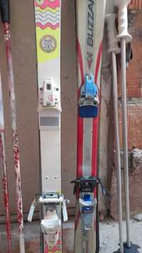 Детски ски 100 и 110 см + щеки на цената на един наем за ден