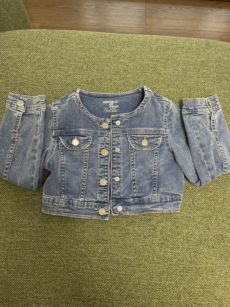 Set rochita si jacheta denim