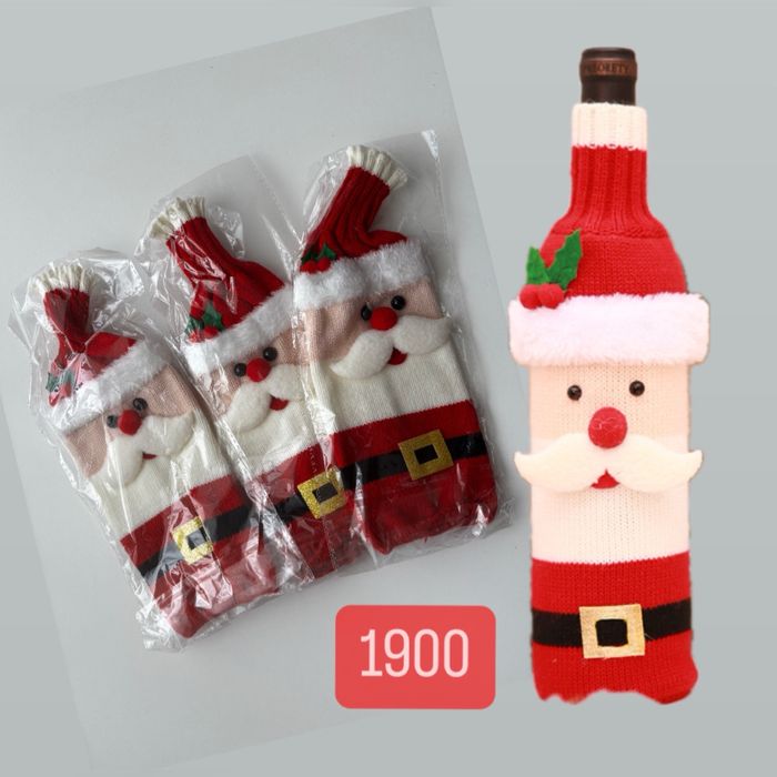 Новогоднее украшение для бутылки к Новому году