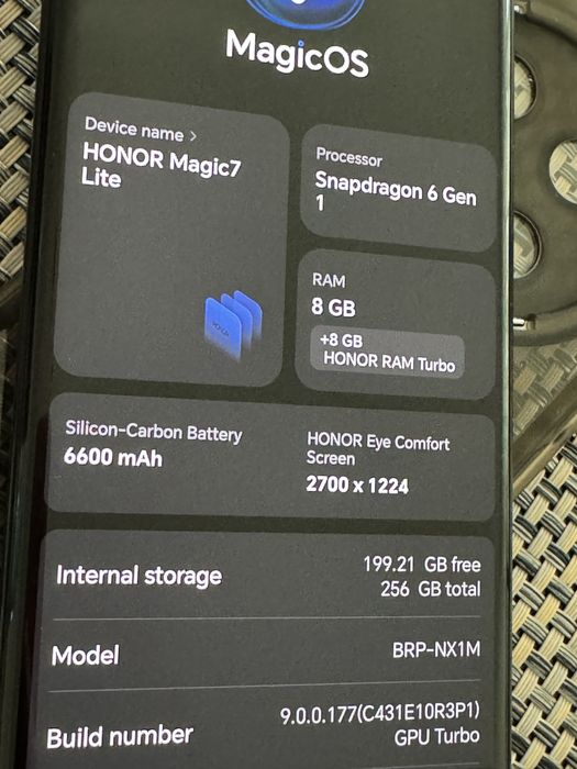 Honor Magic 7 lite 256gb Като нов
