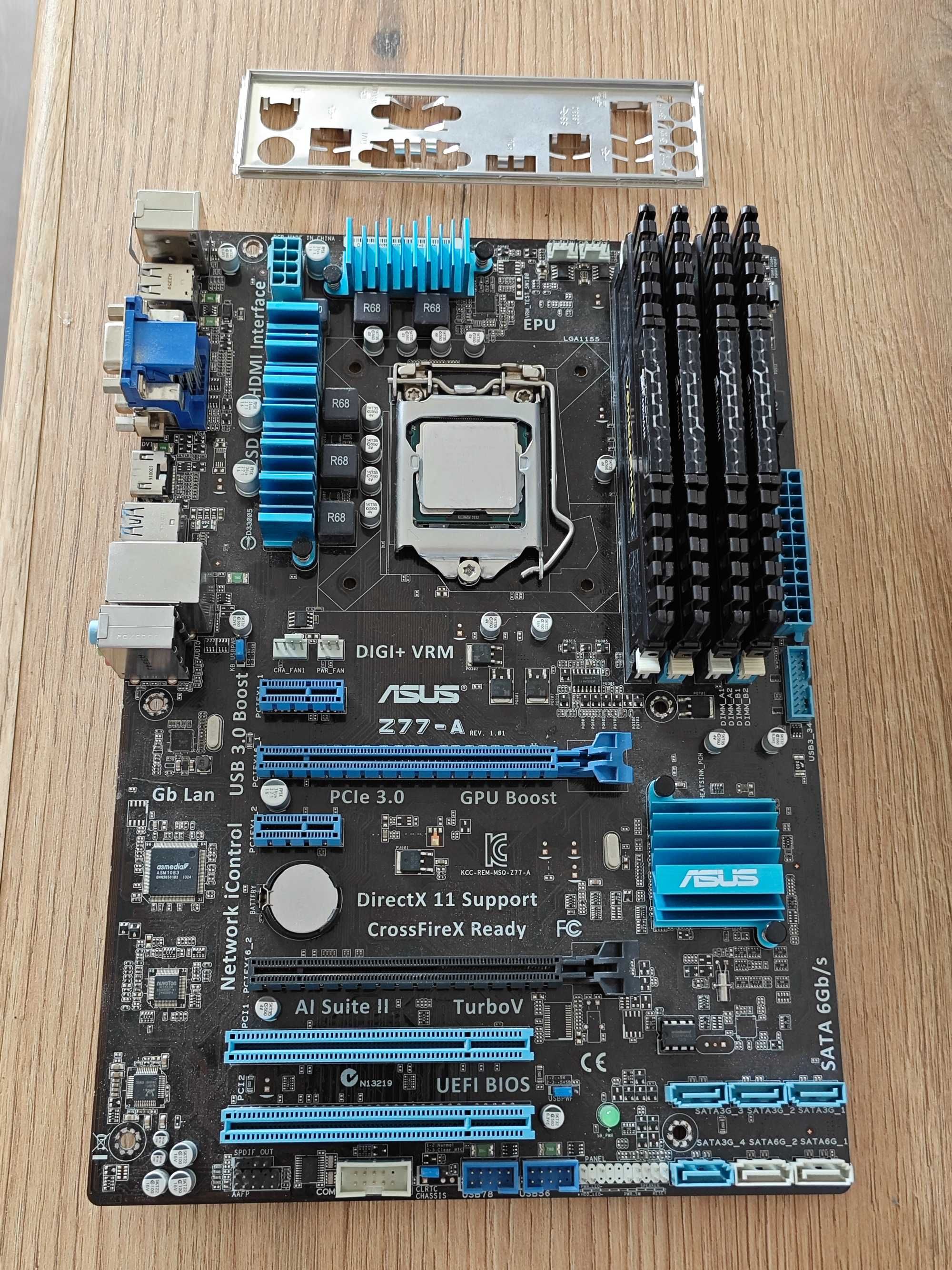 I7-3770K + Z77-A + 16GB DDR3 1600MHZ