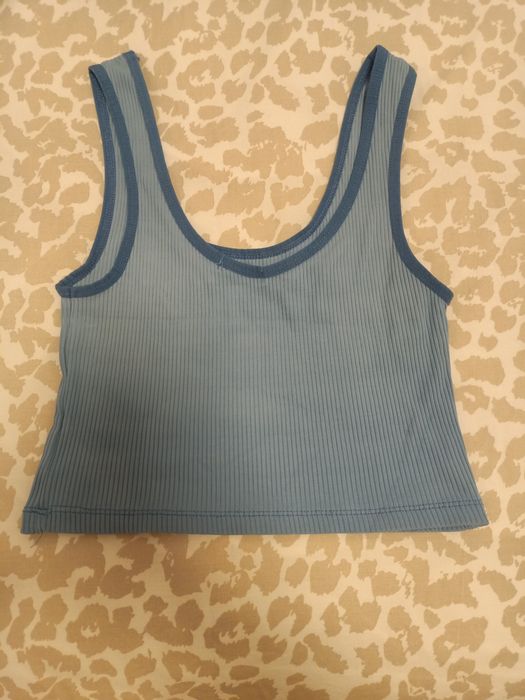 Top albastru deschis Stradivarius