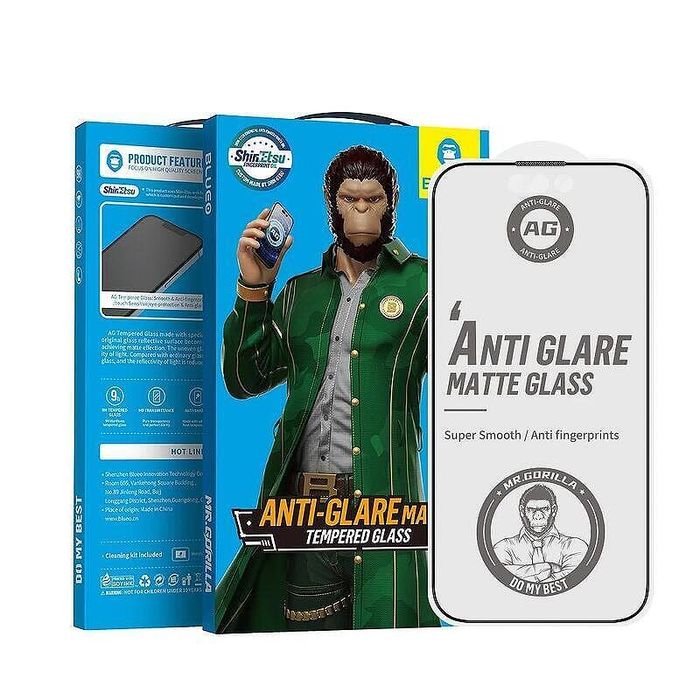 Blueo matt anti-glare hd strong - матов протектор от закалено стъкло з
