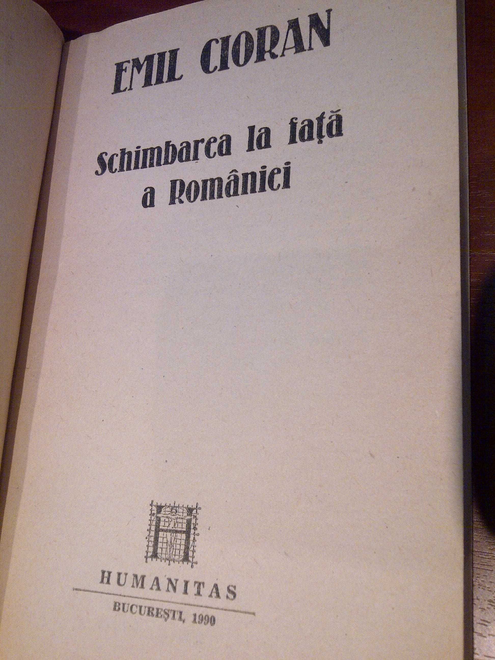 Emil Cioran "Schimbarea la fata a Romaniei"