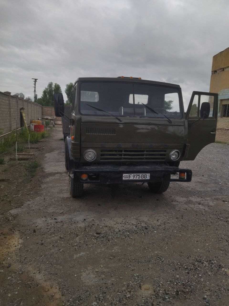 Kamaz тягач с прицепом