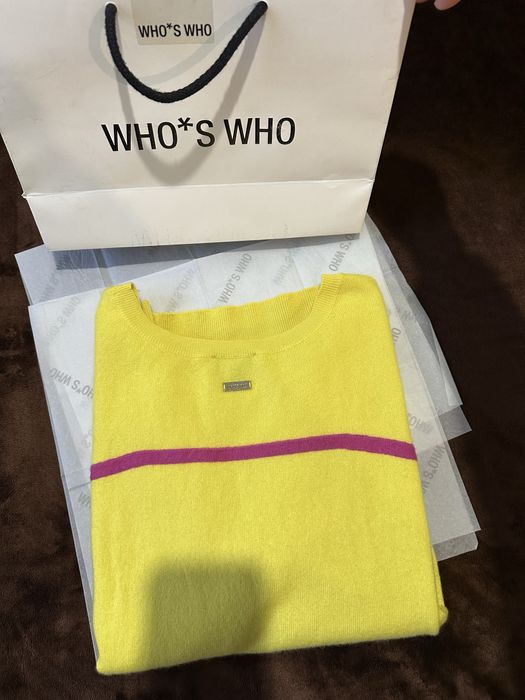 Оригинален пуловер Who’s Who Milano 100% кашмир