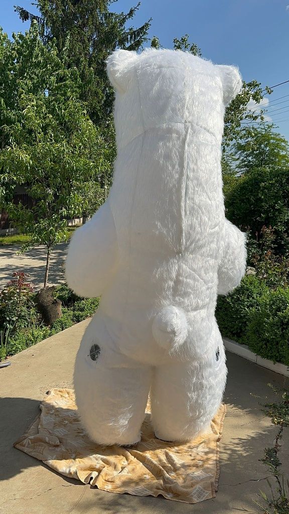 Urs polar gonflabil 3 metri mascota gonflabila