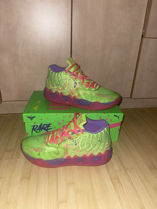 Adidasii de baschet Lamello Puma MB.01 inverse toxic