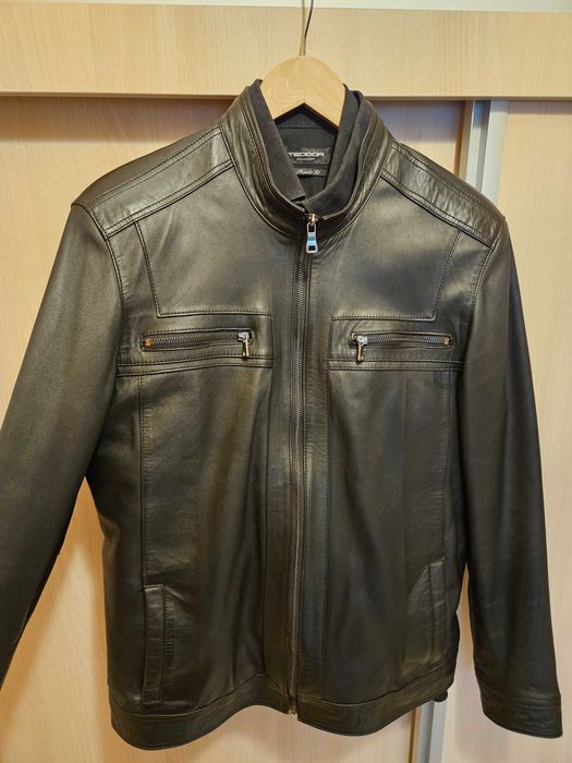 Кожено яке, естествена кожа