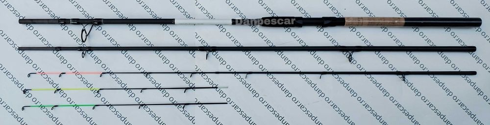 Lanseta fibra de carbon ROBIN HAN X SENSE Feeder 3,30 metri A:150gr