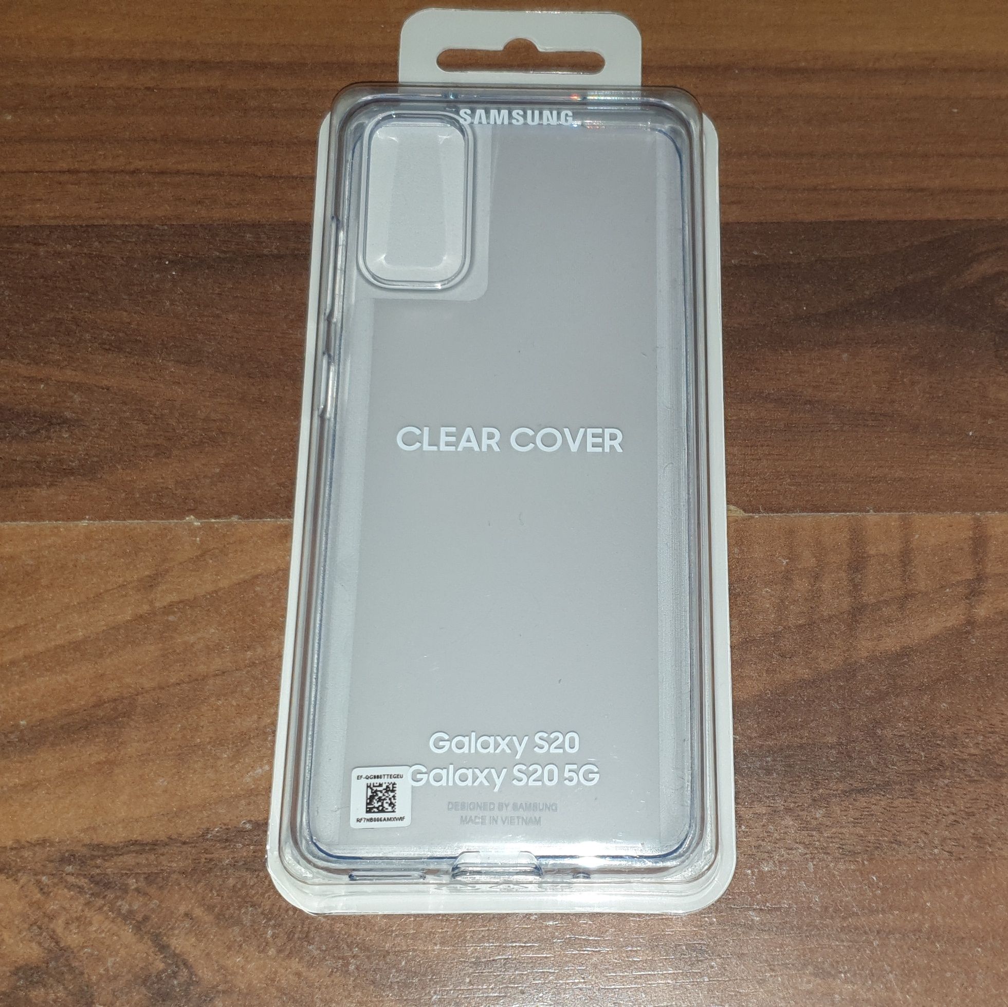 Husa silicon originala Samsung Clear Cover Galaxy S20 G980 S20 5G G981