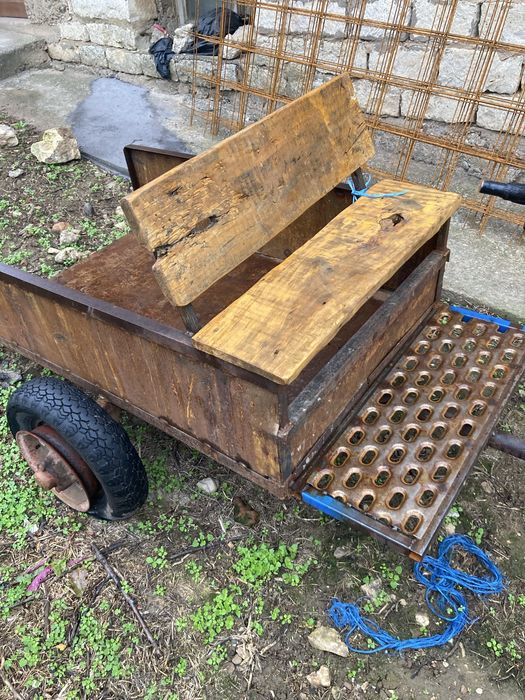 мотофреза с ремарке