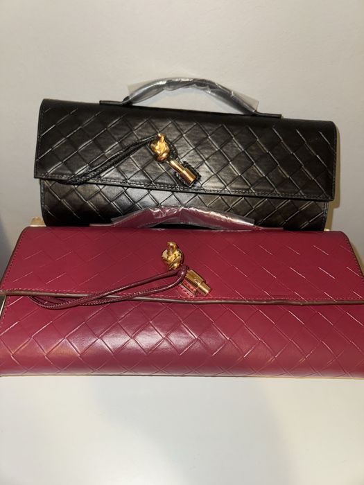 Geantă Bottega Vaneta bordeaux